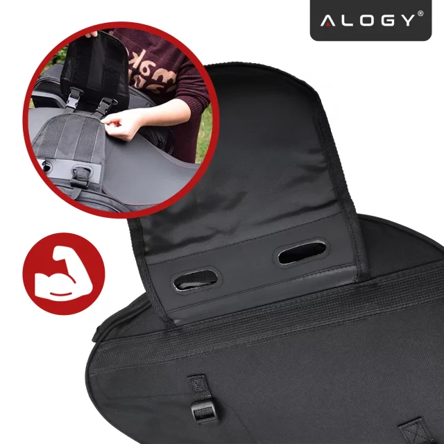 Alogy Plug Extender Socket Splitter Adapter Extension Cord with Qi Inductive Charger 4x EU Plug 4x USB 2x USB-C Black