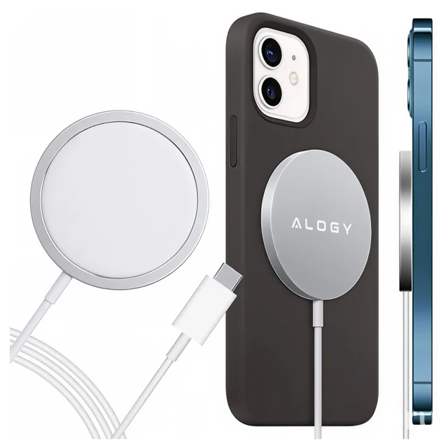 Alogy Wireless Charger for MagSafe 20W for iPhone 12/13/14/ PRO/ MAX/ MINI White