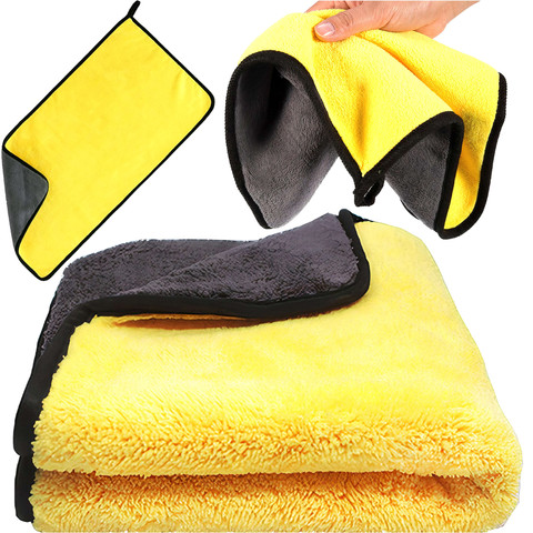 Car towel double-sided 30x60 cm velour Microfiber for washing drying cars Alogy Car Detailing cloth