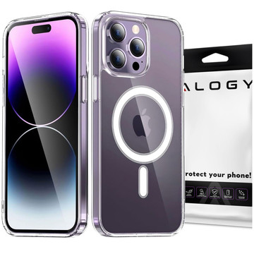 Case for iPhone 15 Pro MagSafe Hybrid Case Cover Shock Clear Alogy Transparent