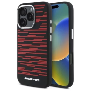 AMG Silicone MagSafe Hardcase iPhone 16 Pro Max 6,9″ – Czarny