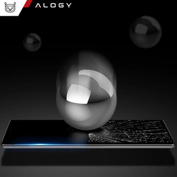 Tvrzené sklo pro Alogy Full Glue case friendly pouzdro pro Samsung Galaxy S24 Ultra Black