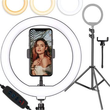 Alogy Ring A33 photographic ring lamp for makeup photos tripod