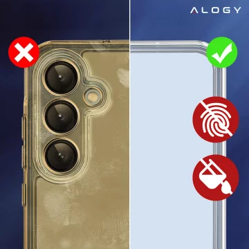 Hülle für Apple iPhone 16 Pro Max Alogy Anti-Shock Hybrid Case für MagSafe Transparent