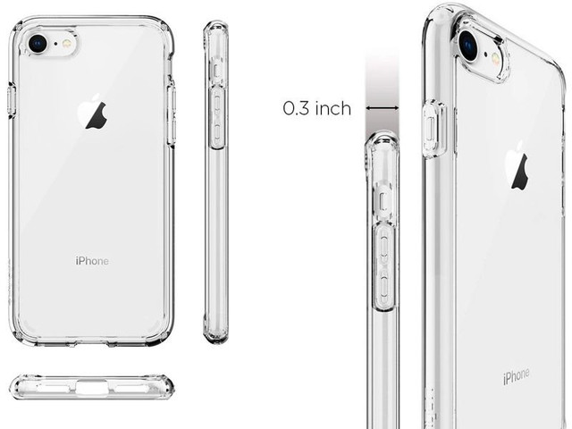 Case Spigen Ultra Hybrid 2 Apple iPhone 7/8/SE 2022/2020 Crystal Clear Glass alogy