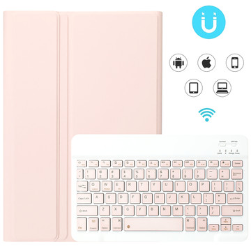 Ochranné pouzdro s bezdrátovou klávesnicí Alogy Keyboard Case s držákem pera pro Apple iPad 10.9 2022 růžové