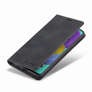 Etui z klapką portfel Alogy Forwenw skórzane do Samsung Galaxy S22 Ultra Czarne