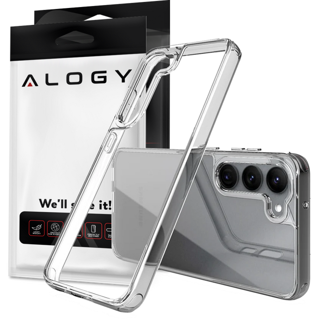 Pouzdro pro Samsung Galaxy A35 5G Back Cover Hybrid Clear Case Alogy Transparent Glass