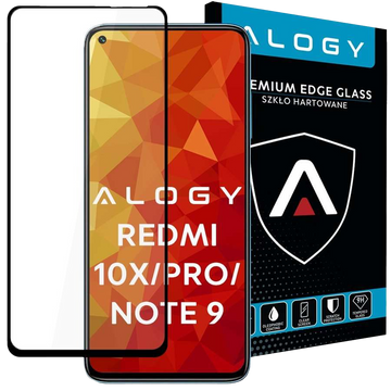 Szkło Alogy Full Glue case friendly do Xiaomi Redmi 10X/ 10X Pro/ Note 9