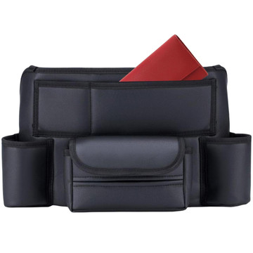 Organizér do auta do auta mezi sedadlo autosedačka Alogy Car držák na pití kapesníčky Black 2x držák na opěrku hlavy