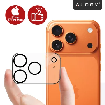 2x Kameralinsenglas für Apple iPhone 16 Pro / 16 Pro Max Alogy Lens Protector Pro Transparent