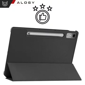Ochranné pouzdro pro tablet Lenovo Tab P12 12.7 TB-370, pouzdro Alogy Book Cover Case, černé