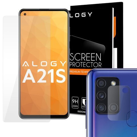 Alogy Tempered Glass Screen Protector for Samsung Galaxy A21s Lens Glass