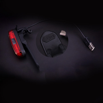 Strong LED rear bicycle lamp USB Alogy light waterproof bicycle lighting Red