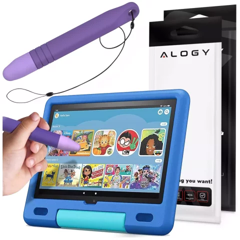 Stylus Capacitive Touch Pen for Phone Tablet Screens Alogy Stylus Pen for Kids 10cm Purple