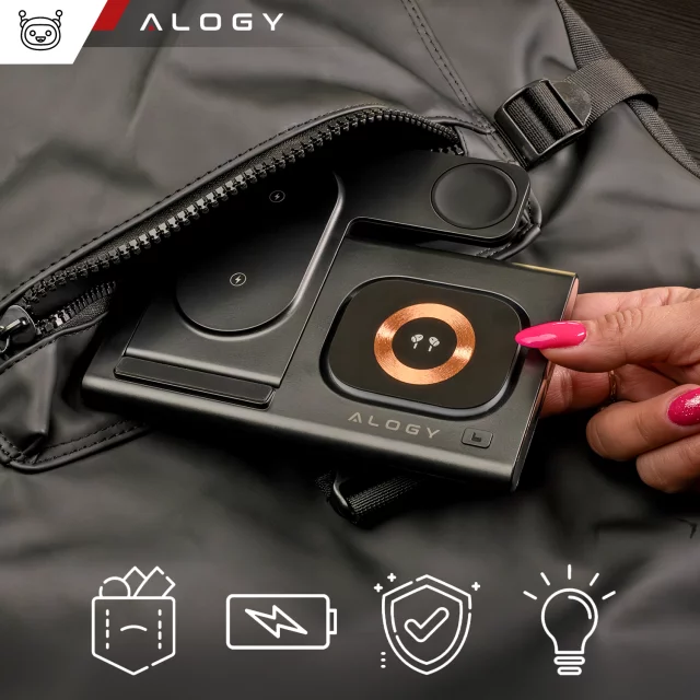 Kabelloses Ladegerät für Samsung: 3-in-1 kabellose Ladestation für Samsung Galaxy Watch 7/6/5/4/3 Pro Classic, Galaxy Buds für S24 Ultra, S23, S22, S21, S20, Note 20/10, Z Fold