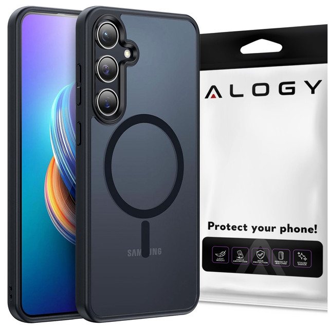 Case for Samsung Galaxy S24, Mag Safe Case, MagMat phone back cover, matte black