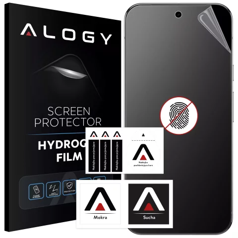 Folia "MATOWA" do Google Pixel 9a Hydrożelowa Alogy HydroSkin Matte Pro™ na ekran do etui "BEZ ODCISKU PALCÓW"