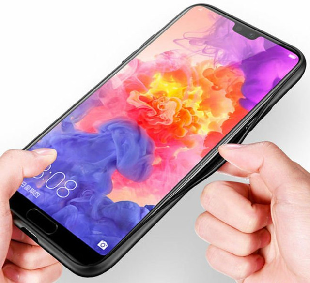 Alogy Aurora Armor Hülle für Huawei Mate 20 Pro Rot und Schwarz 05