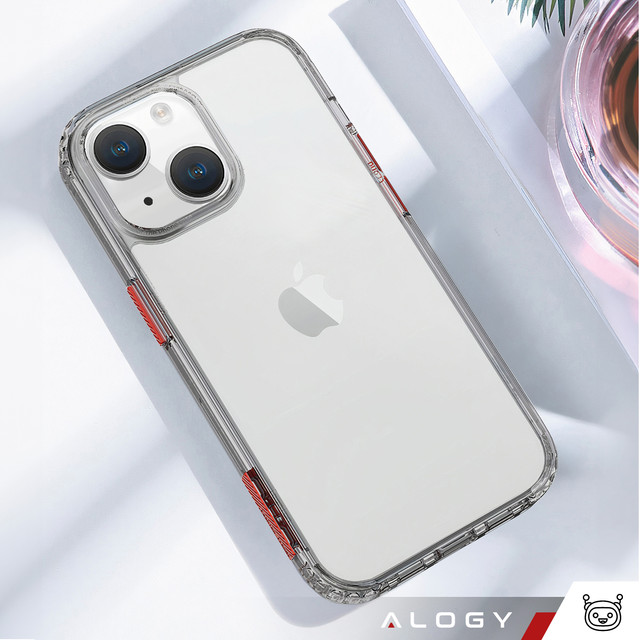 Alogy Protective Case Ochranný kryt pro Apple iPhone 14 Plus černé a čiré sklo