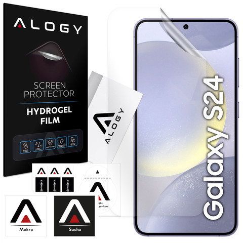 Hydrogelová fólie pro Samsung Galaxy S24, ochranná fólie na displej telefonu Alogy Hydrogel Film
