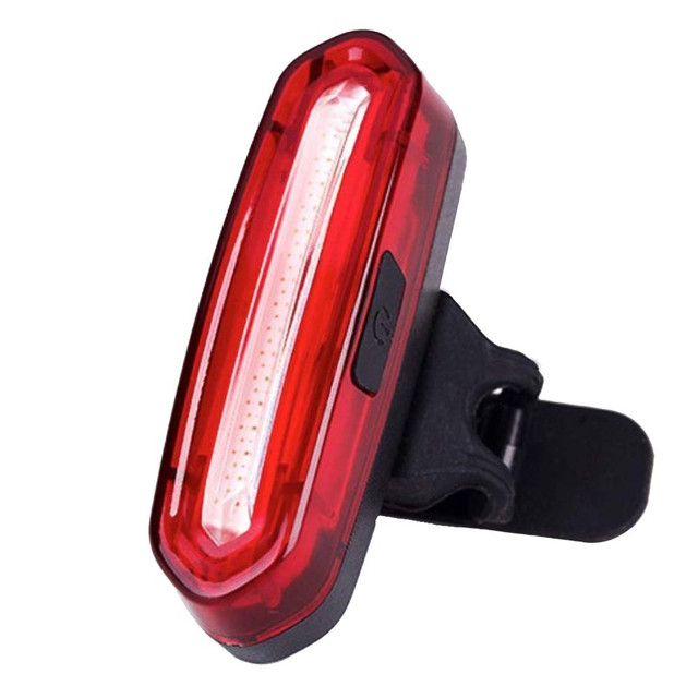 Silná zadní LED svítilna na kolo USB Alogy light voděodolné osvětlení na kolo Red