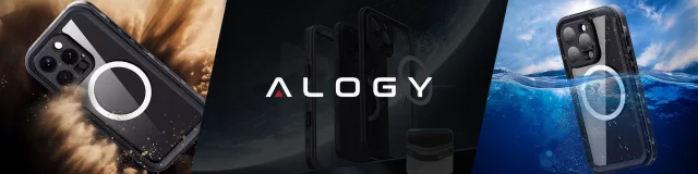 Alogy HydroArmor™ IP68 Waterproof Case with Clear Back 360 MagSafe Armor Case for Apple iPhone 16 Pro