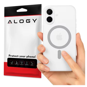 Case for Apple iPhone 16 Pro Max Alogy MagSafe Hybrid Matte Case with Lens Protection Black