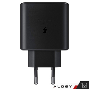 USB-C Type-C PD Premium Fast Wall Charger 25W 3A Type-C Cable 1M Alogy Black