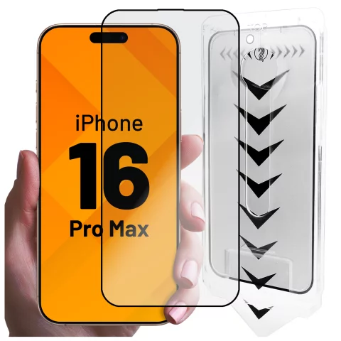 Gehärtetes Glas für Apple iPhone 16 Displayschutzfolie 9H Alogy Heavy Pro™️
