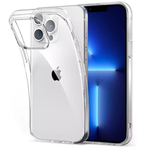 Armored Alogy Hybrid Case for Apple iPhone 13 Pro with camera cover Transparent