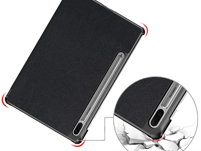 Etui z klapką Alogy Book Cover do Galaxy Tab S7 FE 5G 12.4 T730/T736B Czarny