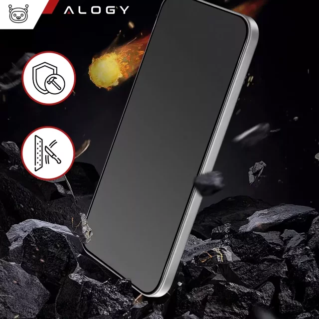 Tempered glass for Apple iPhone 16 screen protector 9H Alogy Heavy Pro ™️