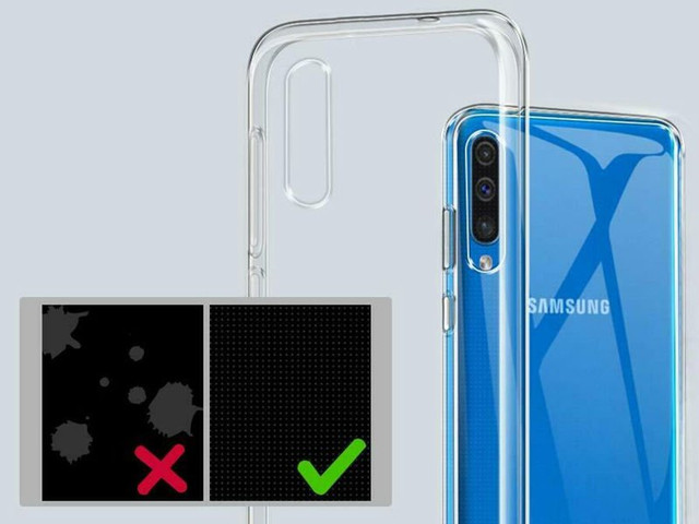 Alogy silikonové pouzdro kryt pouzdro pro Samsung Galaxy A30S / A50 / A50S průhledné