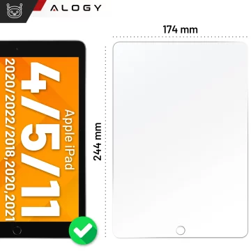 Alogy 9H Tempered Glass Screen Protector for iPad Air 4 2020/ Air 5 2022/ iPad Pro 11 2018/ 2020/ 2021