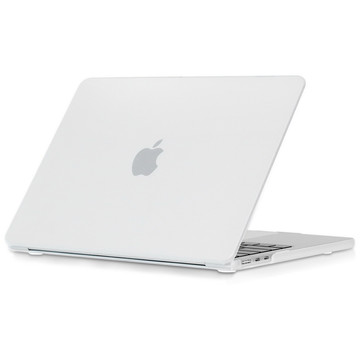 Etui Alogy Hard Case do Apple Macbook Air 13 2022 M2 Matowy Biały + Torba do 15.6"