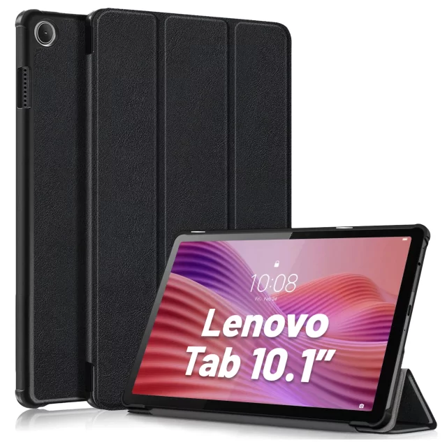 Lenovo Tab 10.1 TB-311 Slim Schutzhülle mit Klappdeckel, schlanke Falthülle, Alogy BookGuard™ – Schwarz