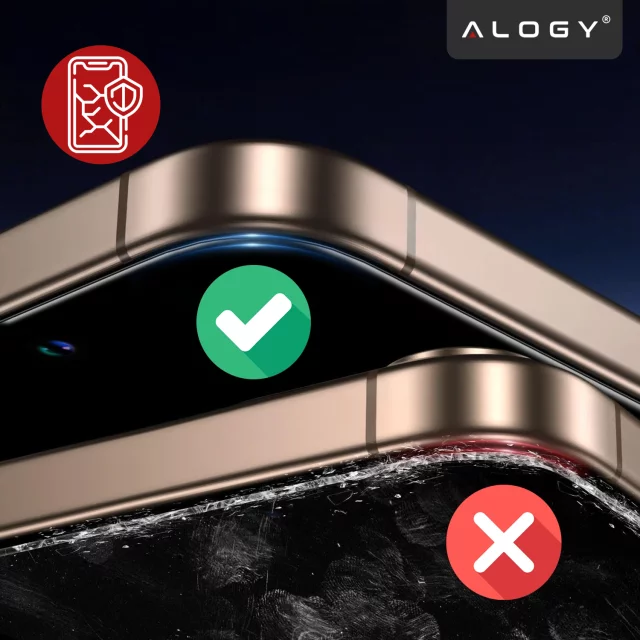 Alogy 3-in-1 Case Pack™ – Schwarze MagSafe Hybrid-Hülle mit 2 Displayschutzfolien aus gehärtetem Glas für Apple iPhone 17 Air