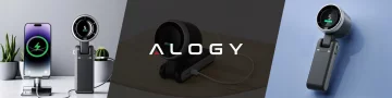 Stolní ventilátor stojící ventilátor malé oběhové čerpadlo s klipem bezdrátové ruční 500mAh USB-C Alogy White