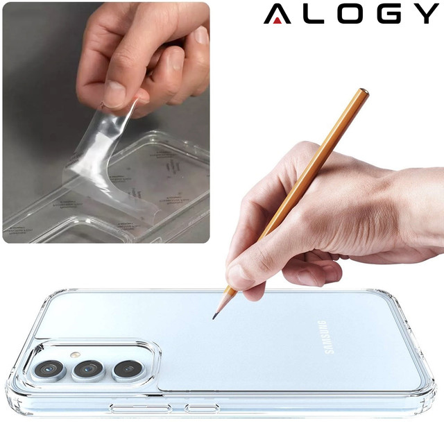 Alogy Hybrid Clear Case Super Protective Cover for Samsung Galaxy A54 5G Transparent