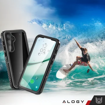 Etui Wodoodporne do Samsung Galaxy S25 Plus Alogy HydroArmor™ IP68 Case z przezroczystym tyłem Pancerna obudowa 360