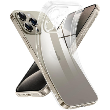 Case for iPhone 15 Pro Housing Case Silicone Transparent Camera Protection Lens Protector Alogy Slim