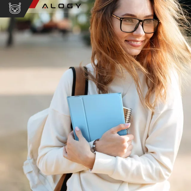 Alogy Tastaturhülle mit Stifthalter, kabellose Tastatur für Apple iPad 11 (2025) / iPad 10.9 (2022), Blau