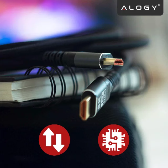 HDMI 2.1 kabel Alogy 8K 60Hz 48GBps 3m černý