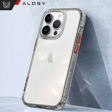 Alogy Protective Case Ochranný kryt pro Apple iPhone 14 Pro Max Černý a průhledný