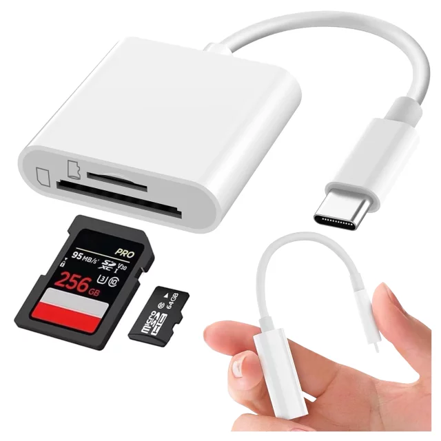 Alogy SD Micro Card Reader for iPhone USB-C Adapter