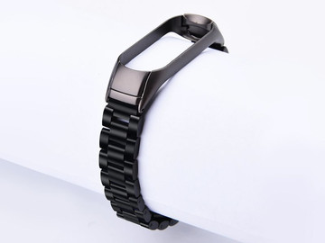 Alogy Stainless Steel Bracelet for Xiaomi Mi Band 5 Black