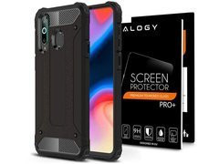 Alogy Hard Armor case for Samsung Galaxy A60/M40 black Alogy glass