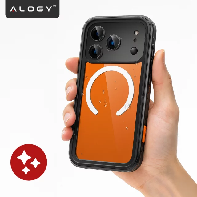 Alogy HydroArmor™ IP68 Case for Apple iPhone 17 Pro Max 6.9" - Black
