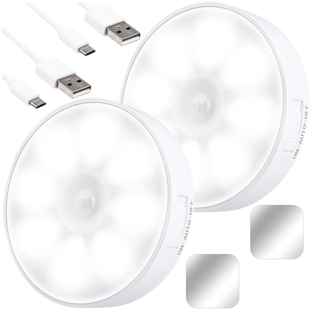 2x Lamp LED motion sensor dusk night lamp Alogy Sensor Light Wireless furniture lighting White light 6000k